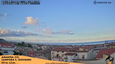 immagine della webcam nei dintorni di Spezzano della Sila: webcam Amantea