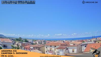 immagine della webcam nei dintorni di Monte Curcio: webcam Campora San Giovanni