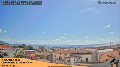 immagine della webcam nei dintorni di Spezzano della Sila: webcam Amantea