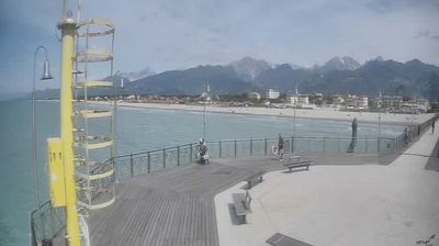 immagine della webcam nei dintorni di Marina Di Carrara: webcam Tonfano