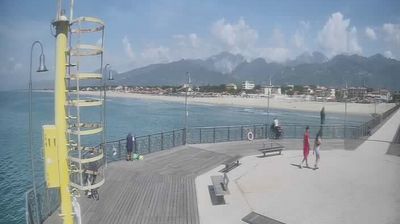 immagine della webcam nei dintorni di Viareggio: webcam Tonfano