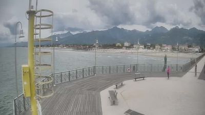 immagine della webcam nei dintorni di Marina Di Carrara: webcam Tonfano