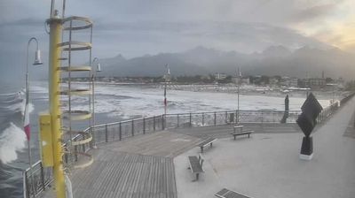 immagine della webcam nei dintorni di Viareggio: webcam Tonfano