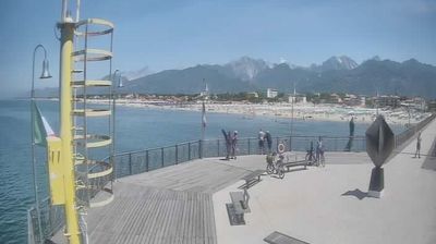 immagine della webcam nei dintorni di Forte dei Marmi: webcam Tonfano
