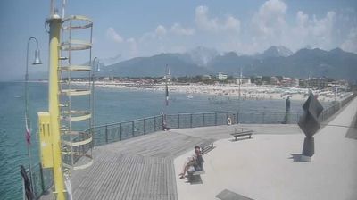 immagine della webcam nei dintorni di Marina Di Carrara: webcam Tonfano