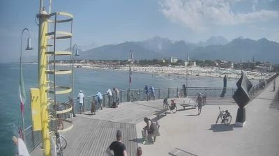 immagine della webcam nei dintorni di Marina Di Massa: webcam Tonfano