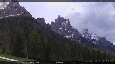 immagine della webcam nei dintorni di Bellamonte: webcam Pale di San Martino