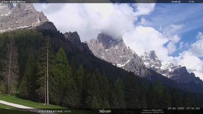 immagine della webcam nei dintorni di Fiera di Primiero: webcam Pale di San Martino