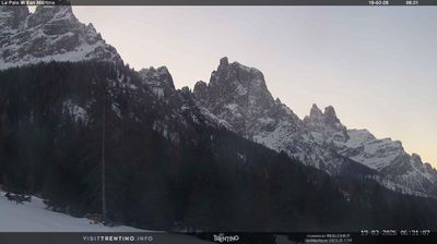 immagine della webcam nei dintorni di Falcade: webcam Pale di San Martino