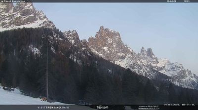 immagine della webcam nei dintorni di Primiero San Martino di Castrozza: webcam Pale di San Martino