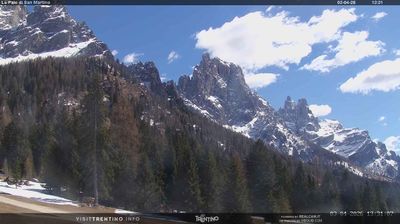 immagine della webcam nei dintorni di San Martino di Castrozza: webcam Pale di San Martino