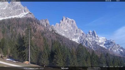immagine della webcam nei dintorni di Primiero San Martino di Castrozza: webcam Pale di San Martino
