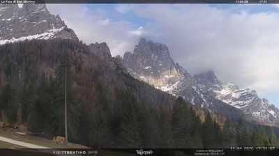 immagine della webcam nei dintorni di San Martino di Castrozza: webcam Pale di San Martino