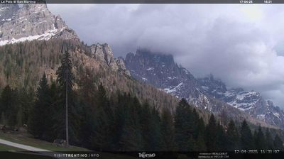 immagine della webcam nei dintorni di Transacqua: webcam Pale di San Martino
