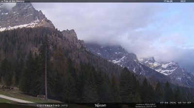 immagine della webcam nei dintorni di Transacqua: webcam Pale di San Martino