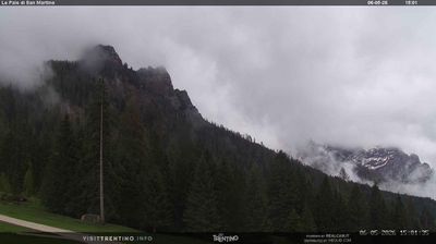 immagine della webcam nei dintorni di Voltago Agordino: webcam Pale di San Martino