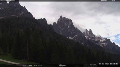 immagine della webcam nei dintorni di Voltago Agordino: webcam Pale di San Martino