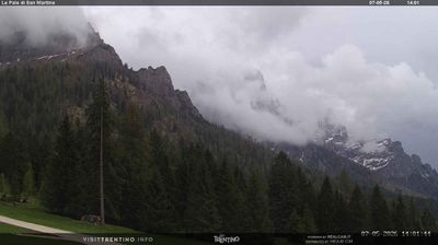 immagine della webcam nei dintorni di Caviola: webcam Pale di San Martino