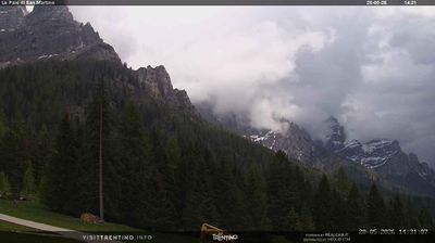 immagine della webcam nei dintorni di San Martino di Castrozza: webcam Pale di San Martino