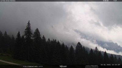immagine della webcam nei dintorni di Canal San Bovo: webcam Pale di San Martino