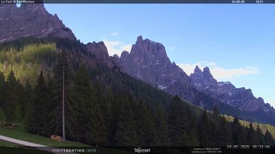 immagine della webcam nei dintorni di Primiero San Martino di Castrozza: webcam Pale di San Martino