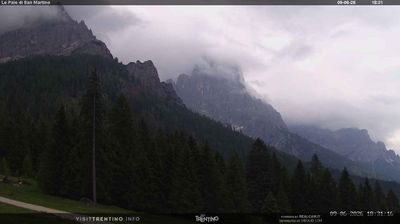 immagine della webcam nei dintorni di Transacqua: webcam Pale di San Martino