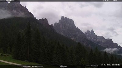 immagine della webcam nei dintorni di Voltago Agordino: webcam Pale di San Martino