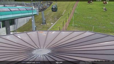 immagine della webcam nei dintorni di Agordo: webcam Pale di San Martino