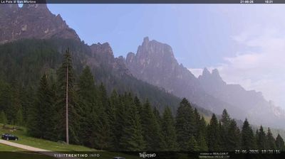 immagine della webcam nei dintorni di Voltago Agordino: webcam Pale di San Martino