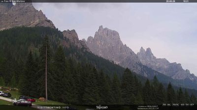 immagine della webcam nei dintorni di Primiero San Martino di Castrozza: webcam Pale di San Martino