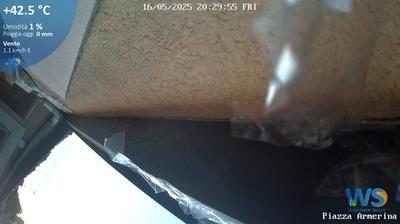 immagine della webcam nei dintorni di Borgata Canicassè-Casale: webcam Piazza Armerina