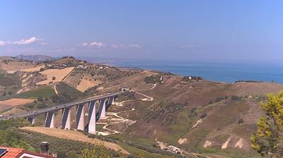immagine della webcam nei dintorni di Morro d'Oro: webcam Foggetta