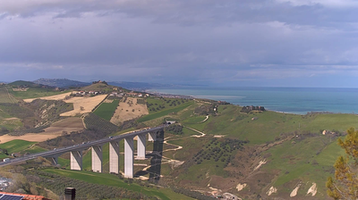 immagine della webcam nei dintorni di Morro d'Oro: webcam Foggetta