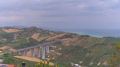 immagine della webcam nei dintorni di Morro d'Oro: webcam Foggetta