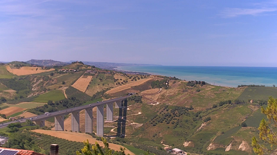 immagine della webcam nei dintorni di Canzano: webcam Foggetta