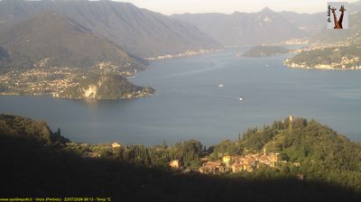 immagine della webcam nei dintorni di Pigra: webcam Perledo