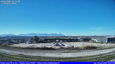 immagine della webcam nei dintorni di Santa Filomena: webcam Chieti
