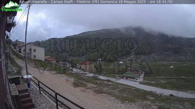 Preview delle webcam di Filettino: Rifugio Viperella ASD (per soci) - Campo Staffi