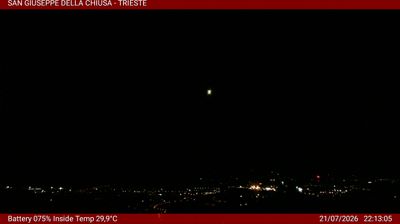 immagine della webcam nei dintorni di Barcola: webcam Basovizza