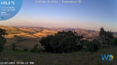 immagine della webcam nei dintorni di Castellana Sicula: webcam Alia
