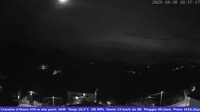 immagine della webcam nei dintorni di Cantalupo Ligure: webcam Casella