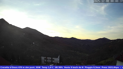 immagine della webcam nei dintorni di Brallo di Pregola: webcam Casella