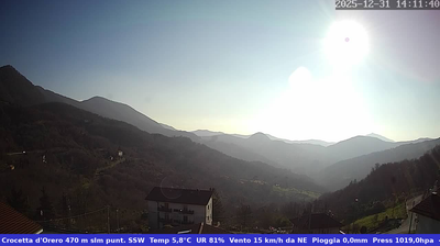 immagine della webcam nei dintorni di Brallo di Pregola: webcam Casella