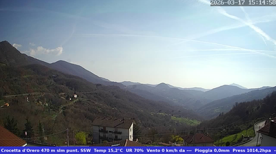 immagine della webcam nei dintorni di Brallo di Pregola: webcam Casella