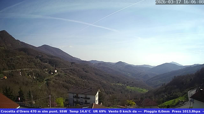 immagine della webcam nei dintorni di Cabella Ligure: webcam Casella
