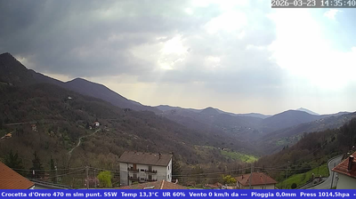 immagine della webcam nei dintorni di Cantalupo Ligure: webcam Casella