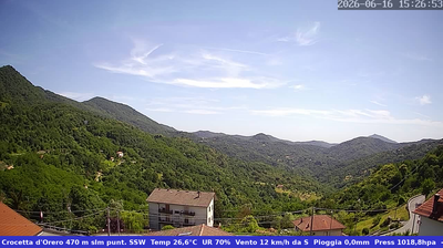 immagine della webcam nei dintorni di Brallo di Pregola: webcam Casella