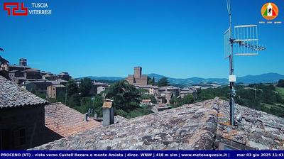 immagine della webcam nei dintorni di Manciano: webcam Proceno