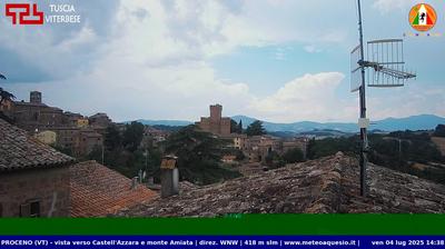 immagine della webcam nei dintorni di Orvieto: webcam Proceno