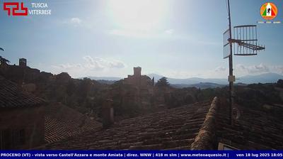 immagine della webcam nei dintorni di San Lorenzo Nuovo: webcam Proceno